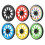 Folding Bike Wheels Compatible Lightweight Design Red No Modification Required 1