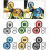Folding Bike Wheels Compatible Lightweight Design Red No Modification Required 2