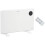 Homcom 1200W Electric Convector Heater, Quiet Space Heater with LED Display, White 2