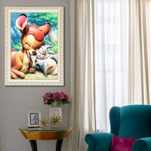 Κιτ ζωγραφικής με διαμάντια DIY, διακοσμητική τέχνη για τον τοίχο του σπιτιού, 2