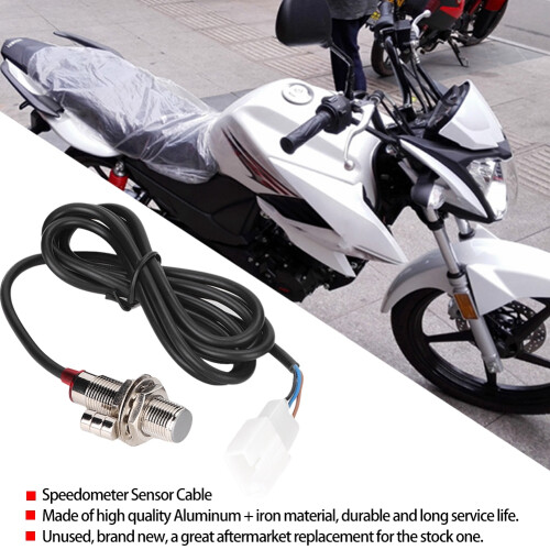 Sensor Cable with 3 Magnets for Motorcycle Digital Odometer, 11*40cm Silver 2