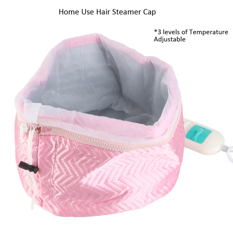Detachable Electric Hair Steamer Cap with Temperature Control, 8.7" Diameter