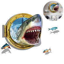 Self-Adhesive Removable Porthole Wall Decals, Eco-Friendly Waterproof Highest Quality Vinyl For Boys Room (60cm X 90cm)