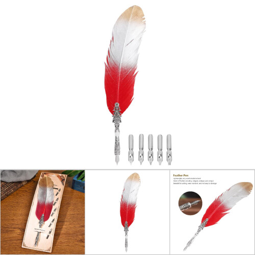 Feder-Dippenstift mit 6 Spitzen, 1,0 mm Durchmesser - Feather 2