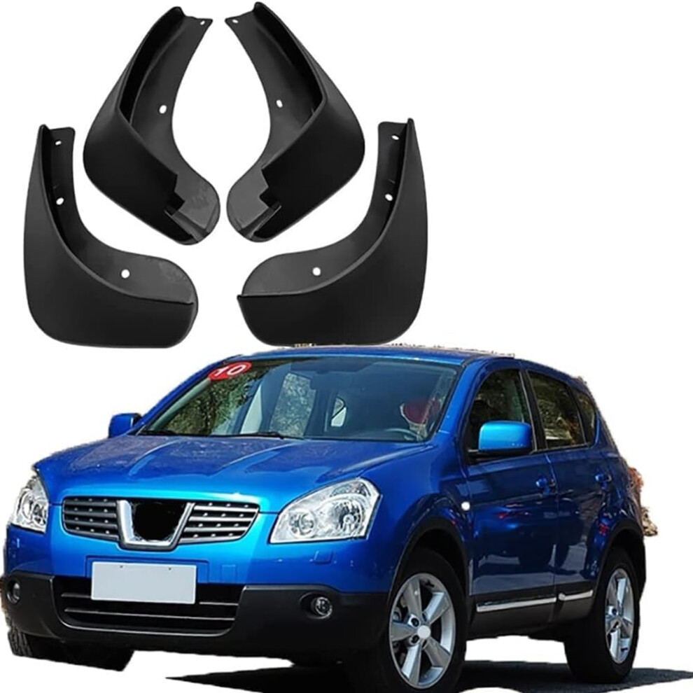 4 Pcs Waterproof Scratchproof Car Mud Fender Wheel Protection Decorative Accessories Compatible With Qashqai J10 20072013 9105992420995