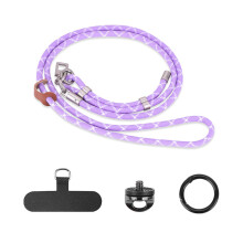Quick Detach Action Camera Harness Polyester-PurpleColor