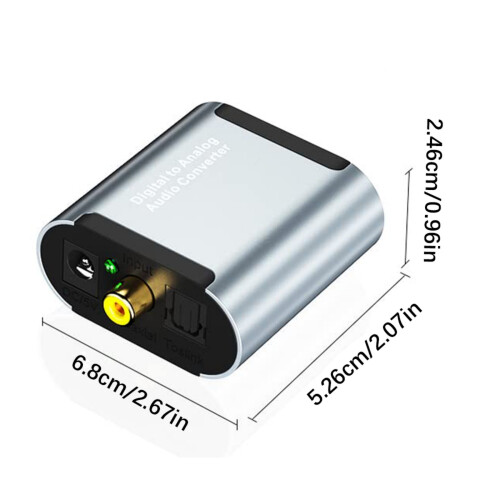 192kHz Sampling Rate Metal DACs Converters Digitals-Host fiber 2