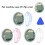PC Scratchproof Sleeve Flip Protector for-transparent blue 2
