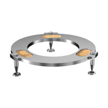 Auditory Equipment Stand Reinforced Aluminum Alloy-Silver