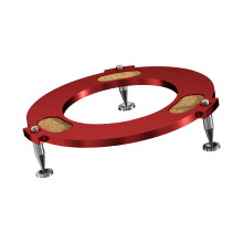 Lightweight Speaker Mounting Stand Aluminum Alloy-Red