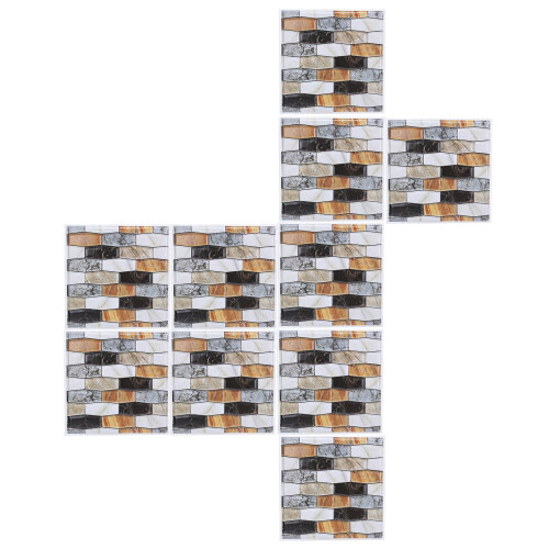 Αποκολλημένα και κολλημένα πλακάκια backsplash αδιάβροχα, ανθεκτικά στη θερμότητα, 1