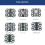 Decorative Stickers for 2 Mini Drones-Set six Single body 6