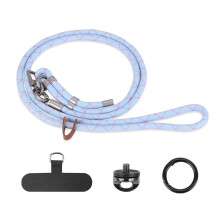 Camera Support Strap Polyester Faabric Portable Essential- blue
