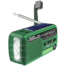 Hold forbindelsen overalt: Genopladelig batteridrevet nødradio med solcelledrev og håndsvingsopladning til udendørs eventyr