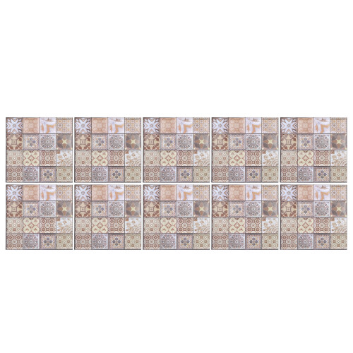 Πλακάκι backsplash αυτοκόλλητο σκάλας για πολλά δωμάτια, διακόσμηση DIY με