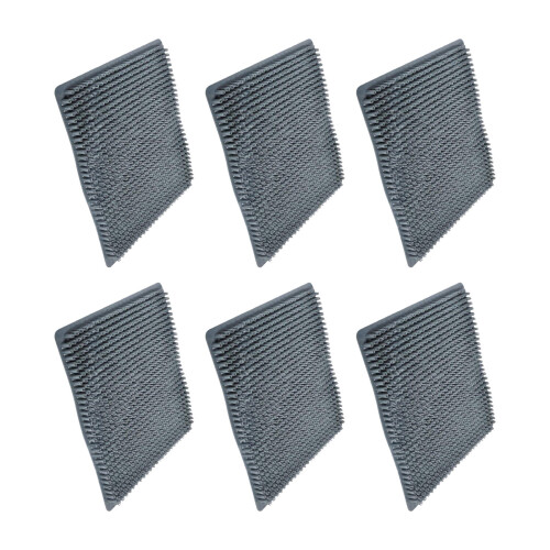 6Pieces Chicken Nesting Mats for Poultry 24 Cell Washable-Gray