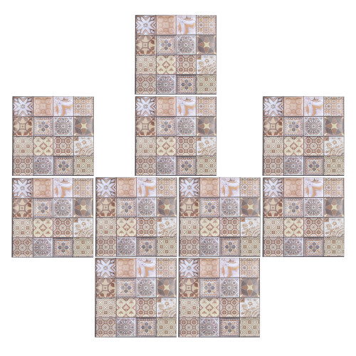Πλακάκι backsplash αυτοκόλλητο σκάλας για πολλά δωμάτια, διακόσμηση DIY με 1