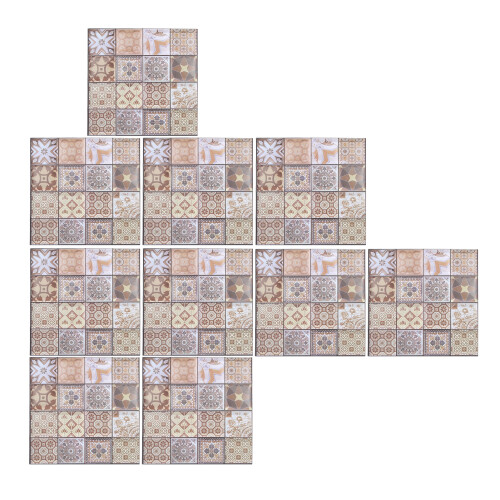 Πλακάκι backsplash αυτοκόλλητο σκάλας για πολλά δωμάτια, διακόσμηση DIY με 2