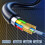 DisplayPort Cable 54Gbps Bandwidth 16K 8K Resolution Stable-15M 6