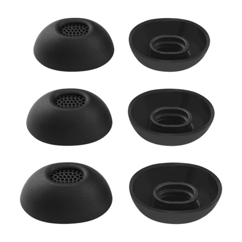 Soft Silicone Ear Plugs Cover Secure Sweatproof Design for-S 1