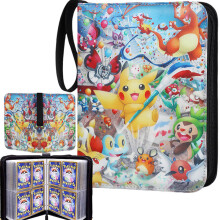 Pasta para Cartas, a Escolha Perfeita para Colecionadores de Cartas Colecionáveis com 50 Capas Removíveis (9 Bolsos, 400 Cartas)