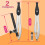 Precision Math Geometry Kit Sets, Ergonomically Designed Compass Head, Metal Study Compasses, Essential Tools for Accurate Measurements and School Pro 3