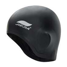 Silicone 3D Ergonomic Swim Cap with Ear Protection & Nose Clip for Men Women