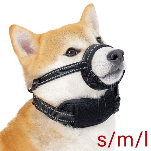 Soft Dacrons Dog Muzzle Quickly Release Dog Muzzle Dog Padded-L 1