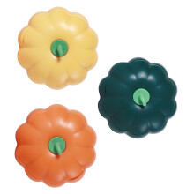 3pcs Kittens Teething Toy with Mints Hedgehogs Shape-pumpkin 2