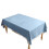 Modern  Tablecloth for Dining Room, Cotton Linen Blend-Blue 1