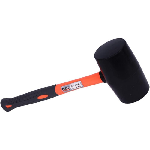 Nonslip Double Head Rubber Mallet SoftFaced Tile Hammer 680 g Hand Tool 2