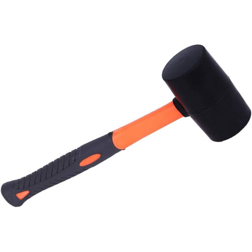 Nonslip Double Head Rubber Mallet SoftFaced Tile Hammer 680 g Hand Tool 1