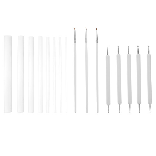 1 Set Doppelseitige Mandala-Punktestifte Und Einfache Bohrstifte