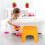 Fußhocker Kunststoff Tritthocker Badezimmer Fußhocker WC-Tritthocker 5