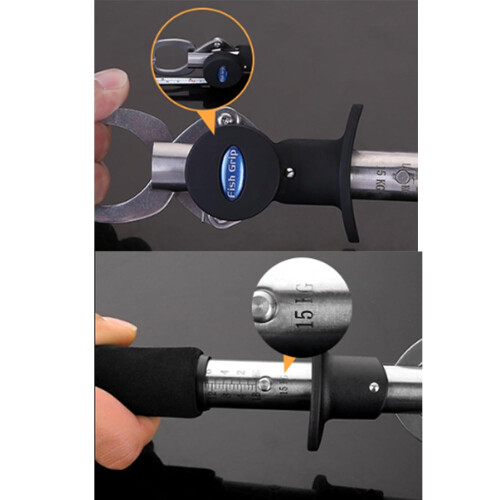 Fishing Catcher With Weight Scale Stainless Steel Fish Holder Fish Controller Tool 1