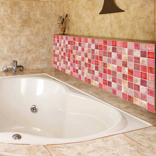 Αυτοκόλλητα πλακάκια backsplash για κουζίνα, μπάνιο, αυτοκόλλητο τοίχου PVC με 1