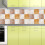Ευέλικτα οικολογικά πλακάκια backsplash από PVC, ανθεκτικά αυτοκόλλητα τοίχου για έργα 3