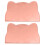 2PCS Waterproof Silicone Pet Feeding Mat-pink cat head 1