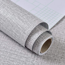Améliorations élégantes, papier peint autocollant amovible à texture imitation paille, vinyle textile auto-adhésif, non toxique, durable et