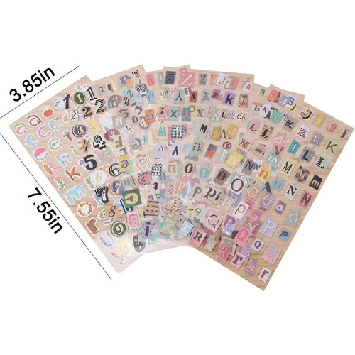 Αυτοκόλλητη ετικέτα Diy για scrapbooking και προσωπικό ημερολόγιο, σετ αυτοκόλλητων vintage 1