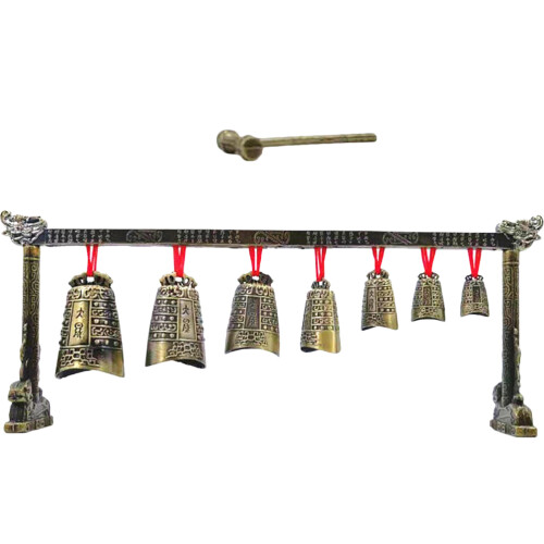 Antieke Percussieinstrument Enkel Windspel Decor