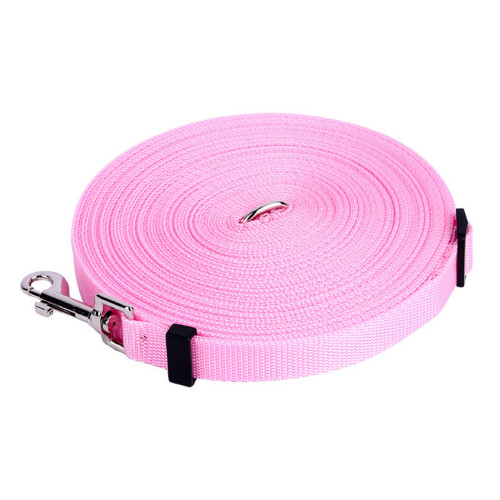 Pet Walking Long Leash Accessory, Adjustable and Length-Pink 20