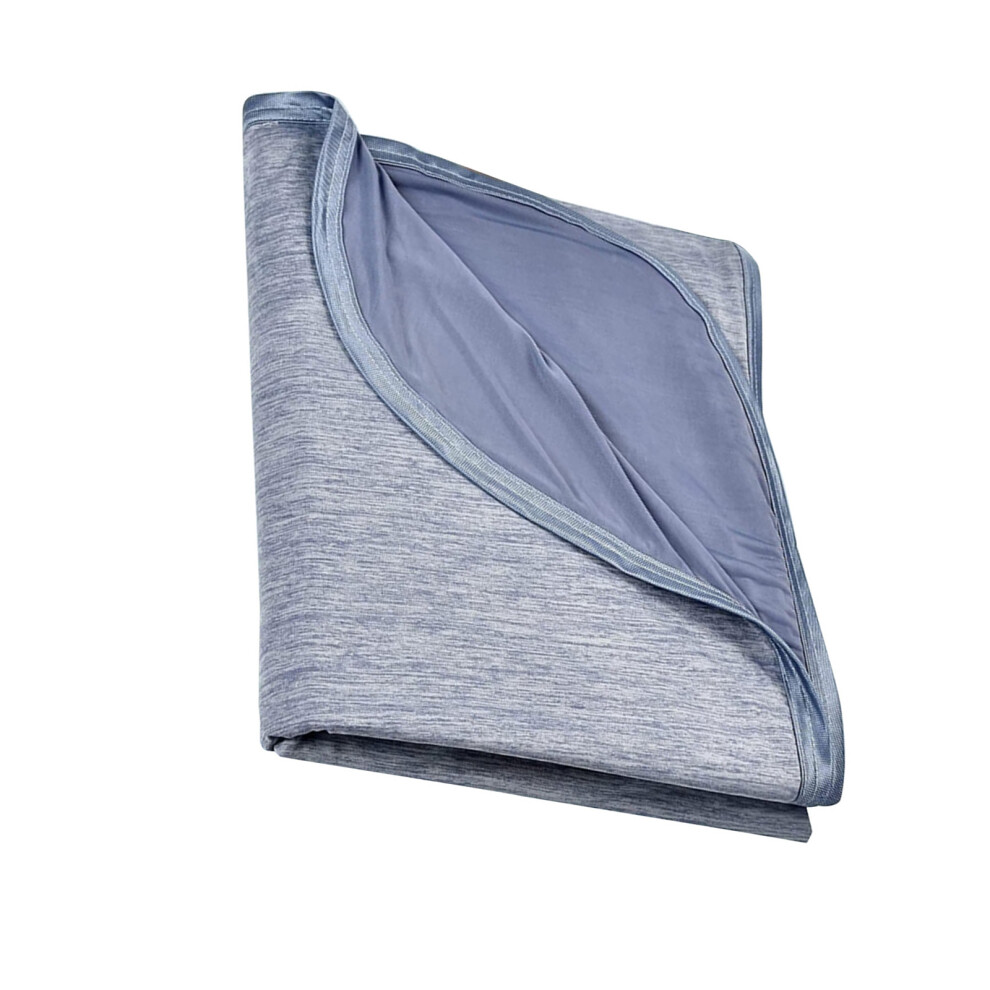 Breathable Hypoallergenics Cool Fabric Throw-200x220cm Blue