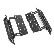 1 Paar Metall-Seitenpedale für Axial 90046 Schwarz