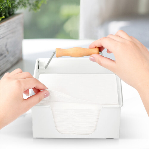 Countertop Tissue Holder Serviettenbehälter Küchenpapierbox 2