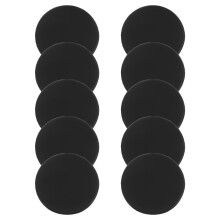 10Stk Schwarze Silikon Ohrpolster Und Membranabdeckung Für