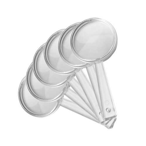 24Pcs Acrylic Handheld Magnifying Glass For Kids Reading