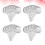 24Pcs Acrylic Handheld Magnifying Glass For Kids Reading 4