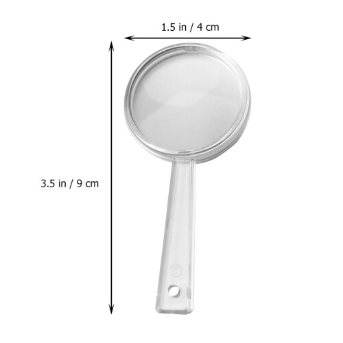 24Pcs Acrylic Handheld Magnifying Glass For Kids Reading 1