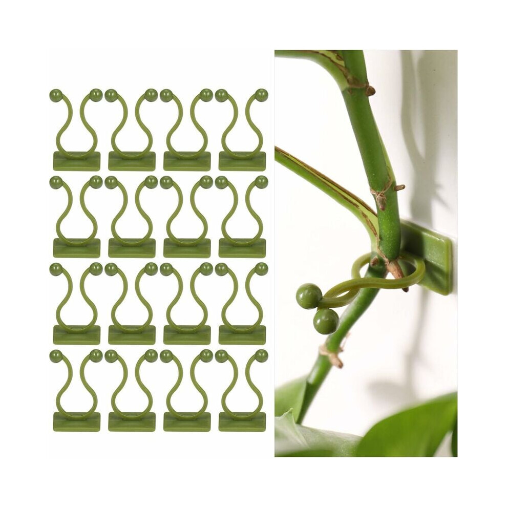 Wide Application, Leaf-Shaped Design For Climbing Plants, Self-Adhesive Plant Fixer With Convenient 3M Sticker, Supports Healthy Growth, Environmental-image-OPC-PN9ZQVB-NEW